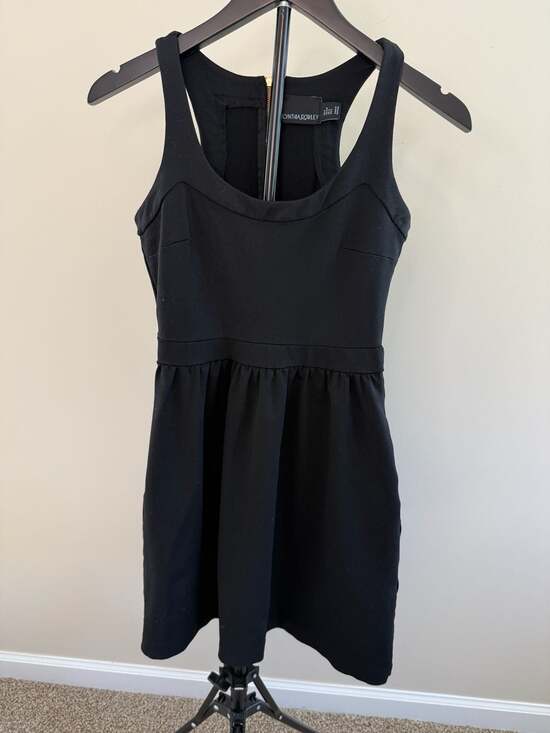 Cynthia Rowley Dresses & Skirts - Cynthia Rowley Black Skater Dress Size Small S Racerback